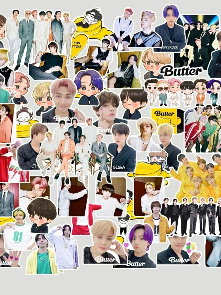 Стикеры BTS Butter 60